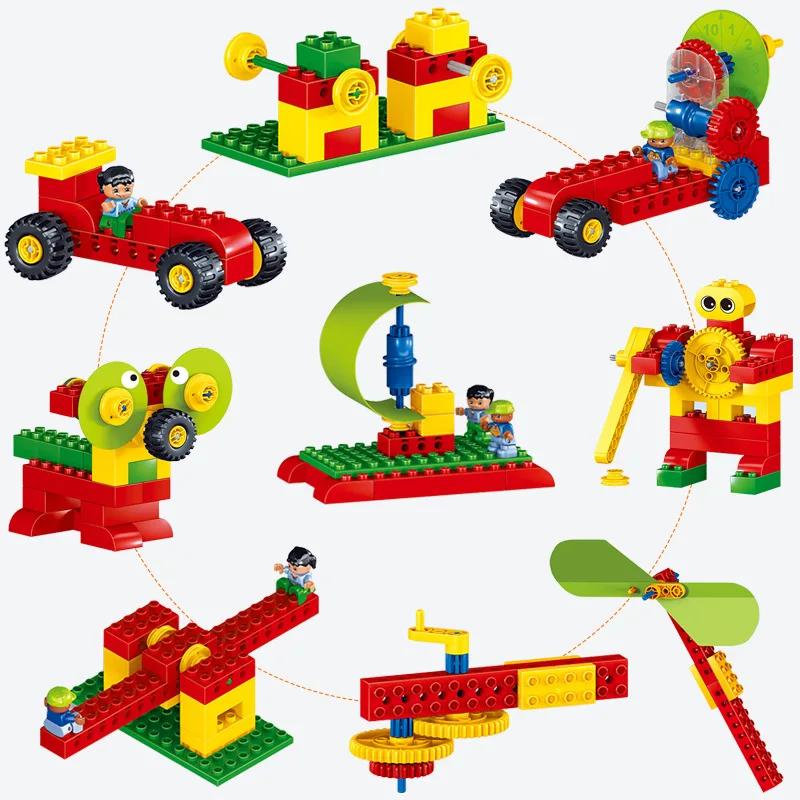 Large-particle Children DIY Building Blocks Toys Mechanical Engineering Technology Assembling Building Blocks Educational Toys