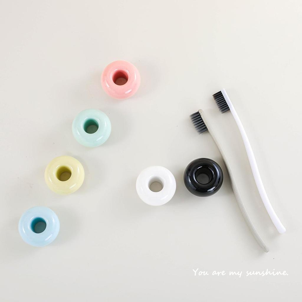 Japanese Ceramic Toothbrush Holder Stand for Bathroom