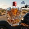 Yousheng Láhev na whisky Dekantér motoru motocyklu Ručně vyráběná skleněná láhev Mechanická estetika Nádoba na likér pro motocyklové nadšence