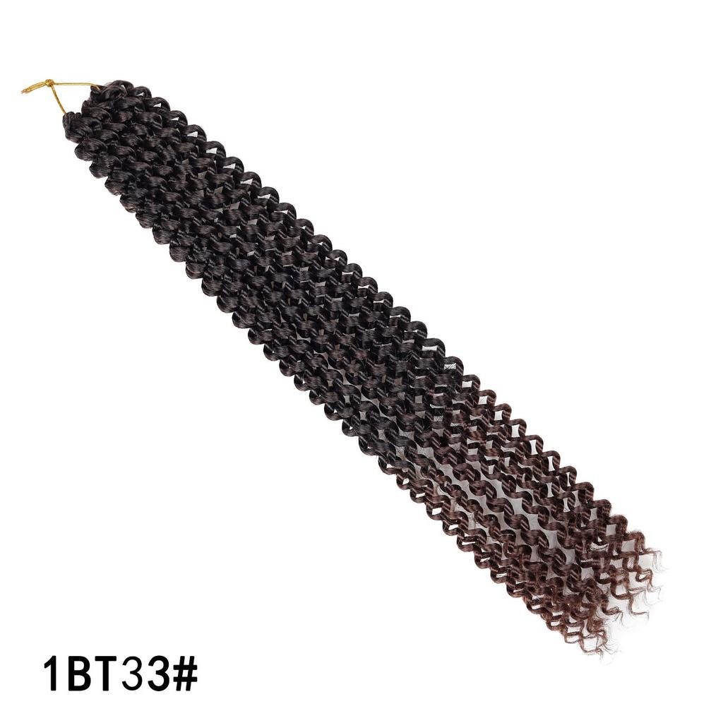 Estensioni per Capelli Crochet Passion Twist Sintetiche Spring Twist Treccia Capelli Stile Afro Riccio Nero Boemo per Donne