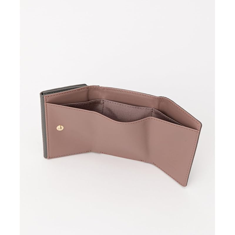 [Rashit] Monogram plate tri-fold wallet (SO-397) RUZ1041381A0001 Free gray other 1