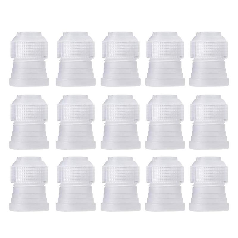 5-20 Stück Kupplungsadapter Icing Spritztülle Beutel Kuchen Blume Gebäck Dekorationswerkzeug Kleine Größe Adaptertülle