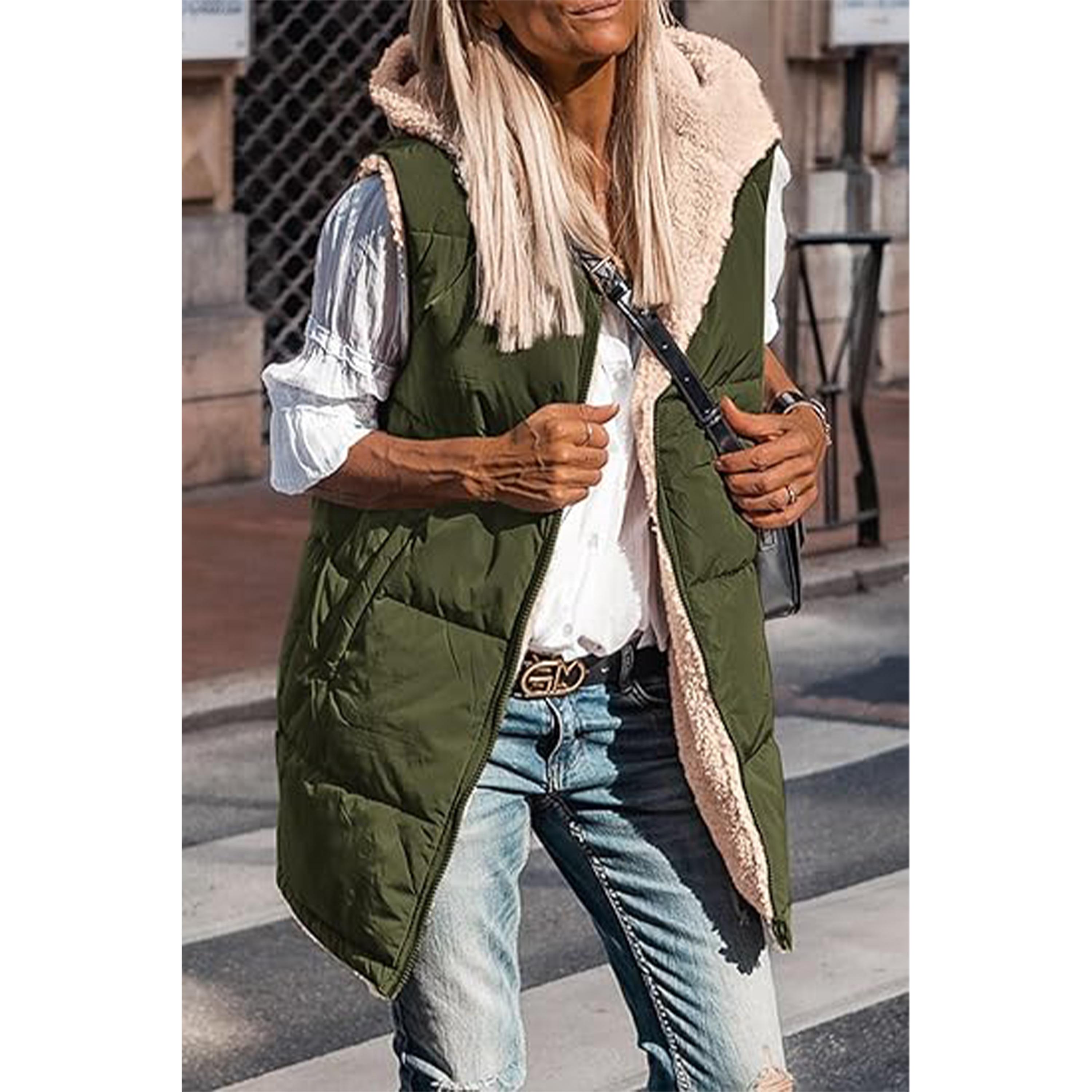

Double-sided sleeveless jacket 2XL зелений
