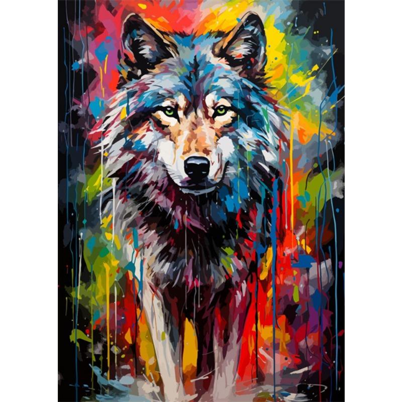 Watercolor Animals Canvas Paintings Rhino Cat Owl Panda Lion Tiger Wild Animals Grafffiti Art Posters Prints Home Decor Wall Art
