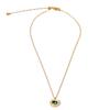 Mezmic Emerald Object Chain Necklace