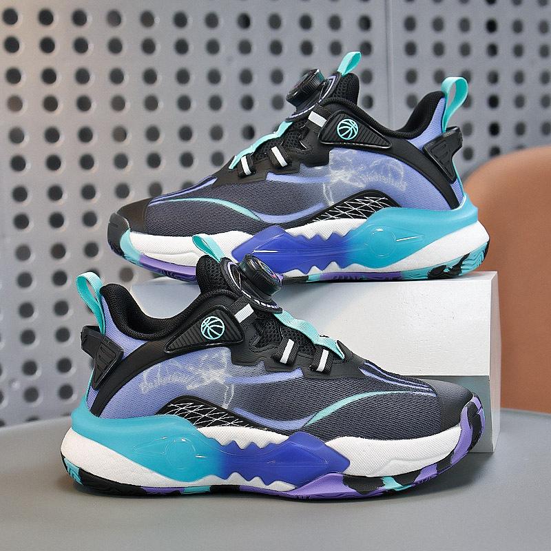 

Children s basketball shoes Carbon board friction has sound Spring and Autumn new boys and girls cushioning breathable sports shoes Training runnin 41 inner length/267
