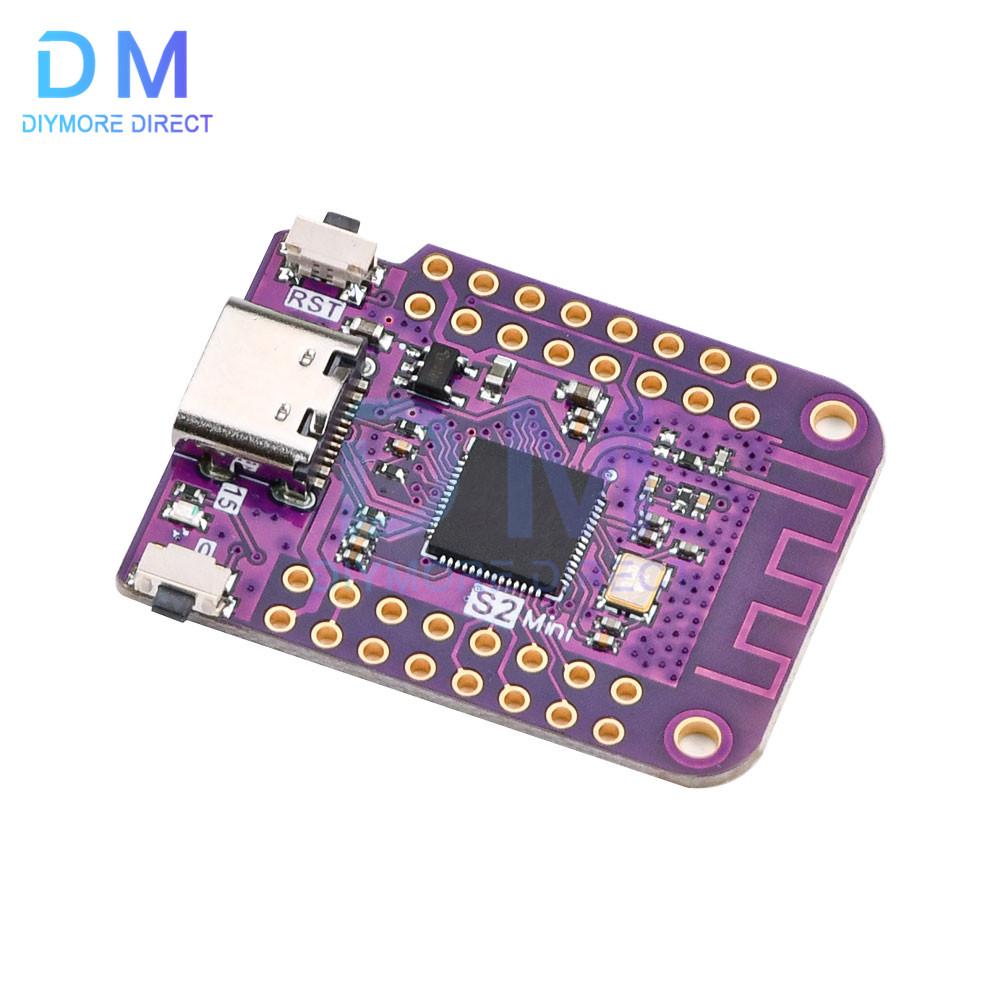 10Pcs ESP32 S2 Mini WiFi Board Based ESP32-S2FN4R2 ESP32-S2 4MB Flash Type-C Connect Compatible with MicroPython