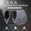 Washable Wrap Diapers for Male Dogs Reusable Male Dog Belly Band Breathable Male Dog Wraps, Pack of 3