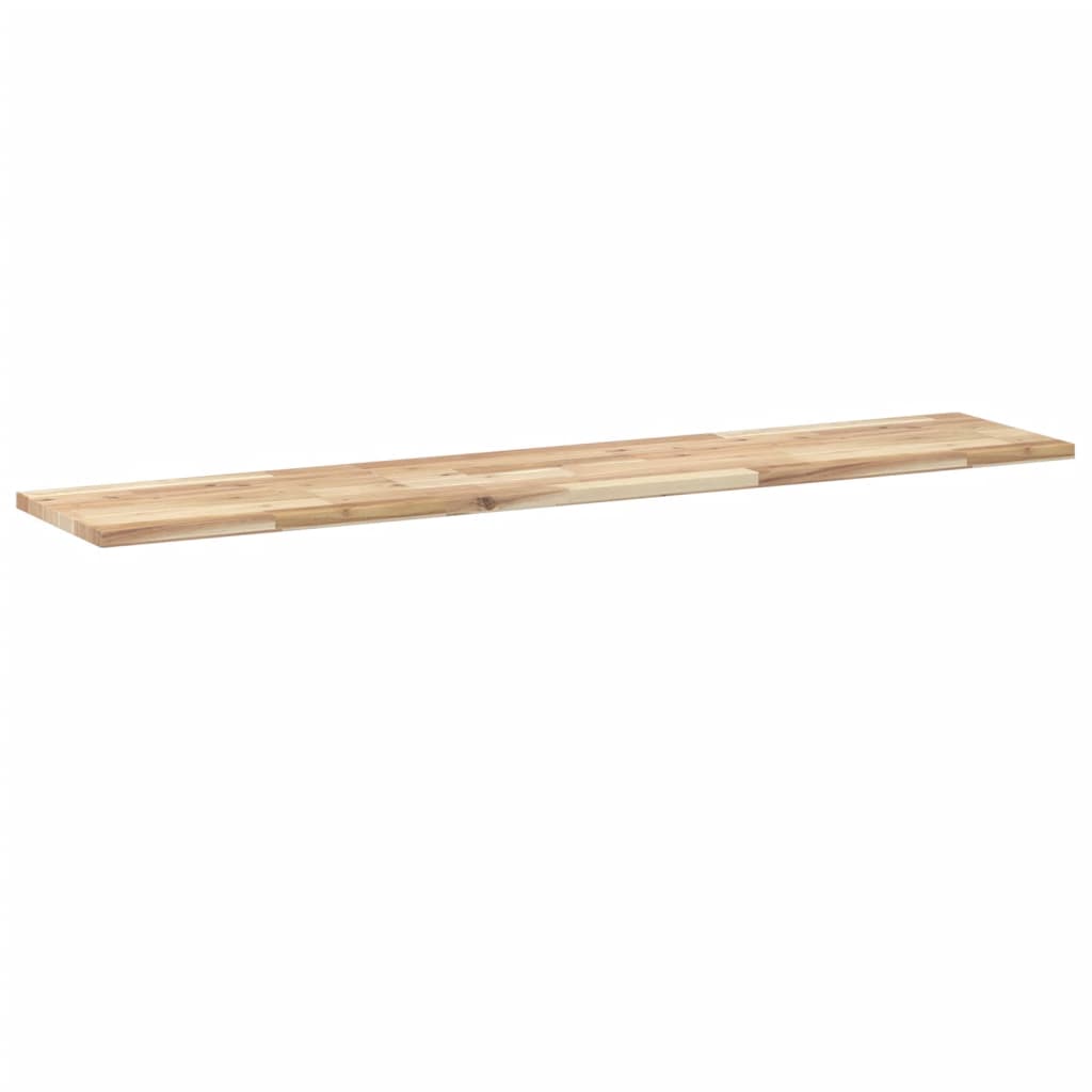 Floating Shelf 120x30x2 cm Solid Acacia Wood Untreated