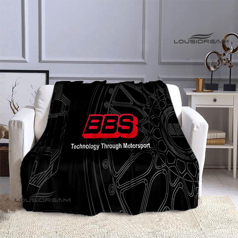 BBS LOGO printed blanket Picnic blanket Warm Flannel blankets Outdoor Blanket Home bed linings blankets for beds Birthday Gift