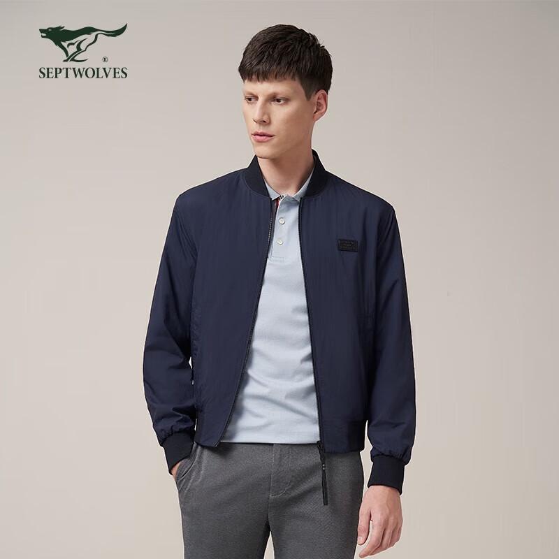 

Seven Wolves Men s Reversible Plaid Baseball Collar Jacket M (165A)