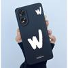 Case For Oppo A18 A38 A58 A78 4G Cover Camera Protection Cute Letter Liquid Silicone Soft Back Covers For Oppo A 38 A 18 Housing