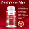 Red yeast rice extract capsules, containing coenzyme Q10 extract, all-natural, suitable for both men and women.