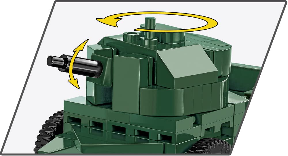COBI Building Blocks British Army Armored Car 1920 Scale 267 Pieces LEGO Compatible IN 2988 Rolls-Royce 1/35 [MADE EU]