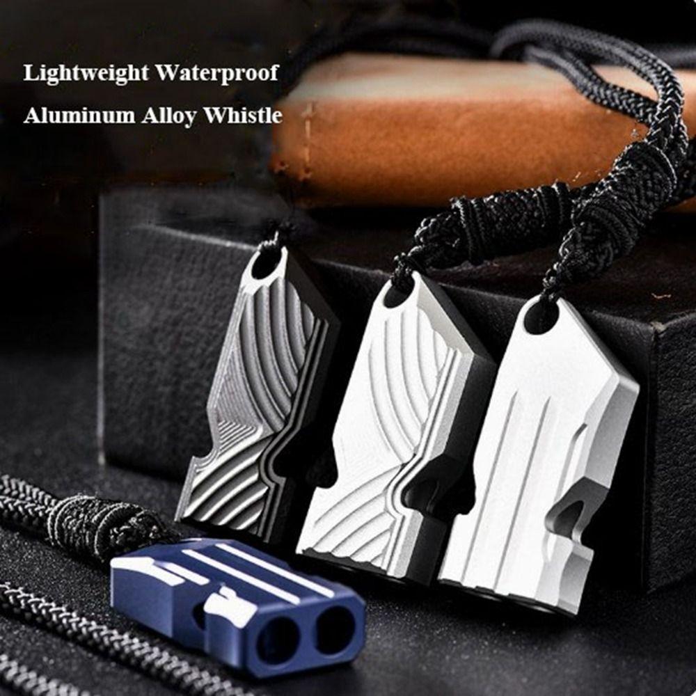 

High-decibel Waterproof Whistle Multistyles Camping Hiking Whistle Outdoor EDC Tool 2