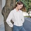 Betu Women's Waist Pleated Commuter Shirt