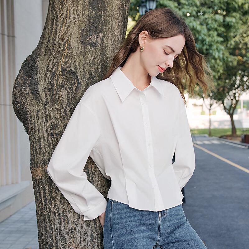 Betu Women's Waist Pleated Commuter Shirt