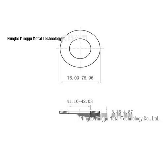 1/2 Inch 316 Stainless Steel Narrow Type Flat Washer, Large SAE/USS Flat Washer