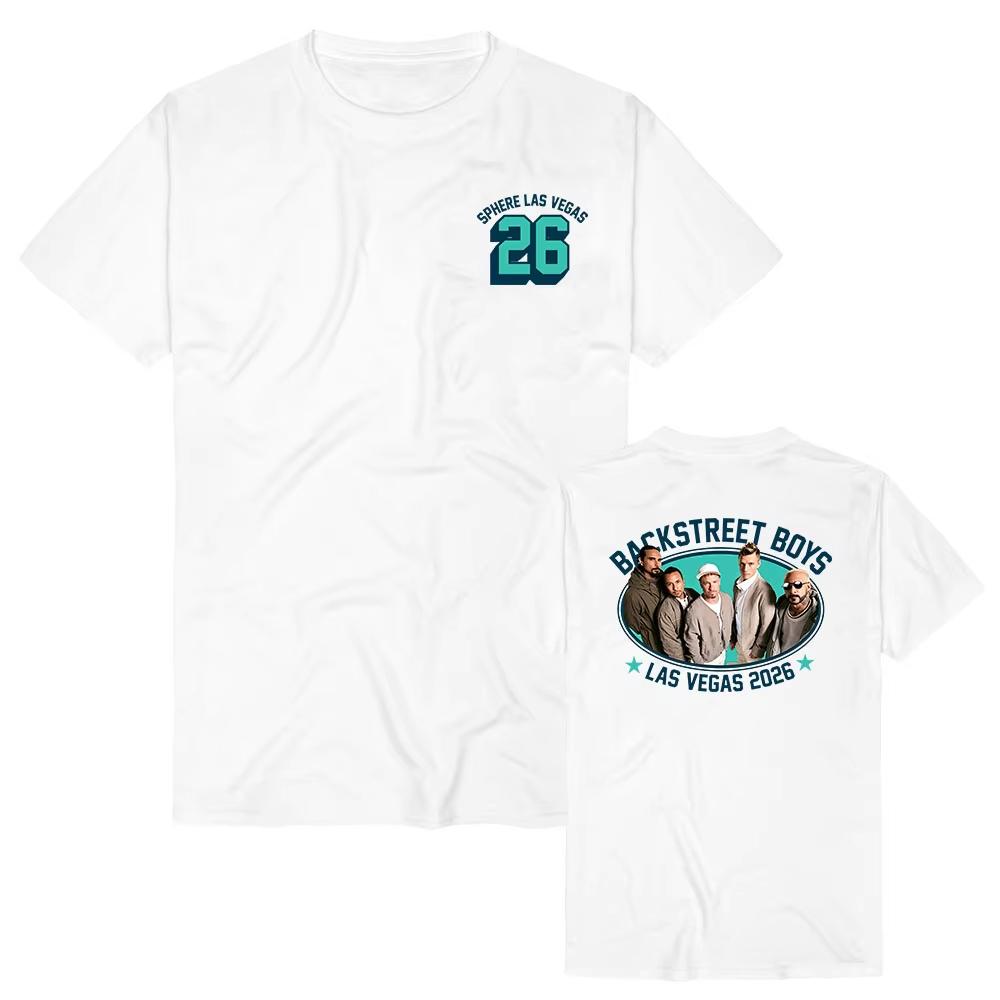 Heißes NTO THE MILLENNIUM T-Shirts Band Backstreet Boys Design T-Shirt Herren Damen Vintage Oberteil Hip Hop Streetwear Übergroßes T-Shirt Kurzarm Freizeitkleidung