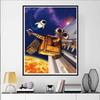 Disney Diamond Painting WALL E  EVE Space Adventure Illustration 5D DIY Diamond Painting Embroidery Set Round  Diamond Art Mosaic Home Decor