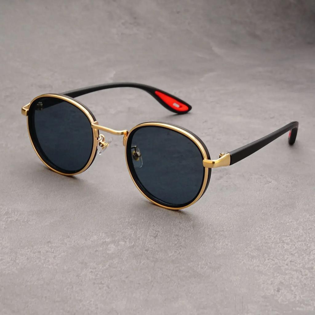 Round Literary Ultralight Anti-blue Light Glasses Comfortable Computer Glasses Metal Spectacles Radiation Protection Optical