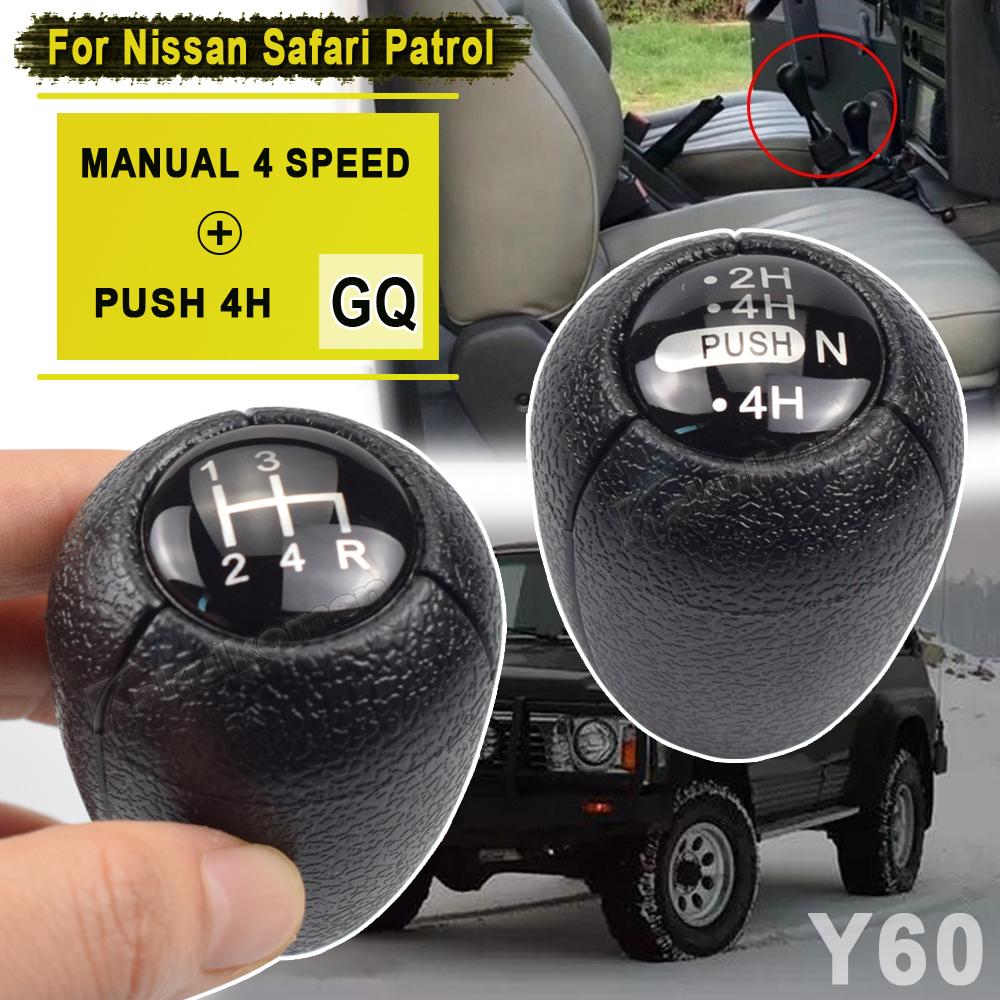 4 5 Speed Manual Car Gear Shift Konb Gaiter Shifter Knob Lever Handball For Nissan Safari Patrol Y60 1987 1988 1989 1990-1995