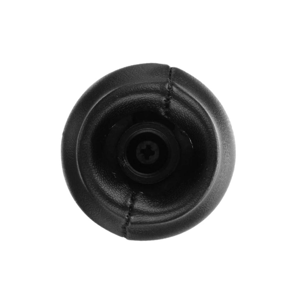 6-Speed Car Gear Head Shift Knob Cover Gear Lever Shift Lever Handball Black Leather Version Suitable For Toyota