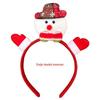 Christmas Hair Clip & Headband Set: Snowman Ornament, Bow, Hat - Perfect Holiday Accessories for Kids