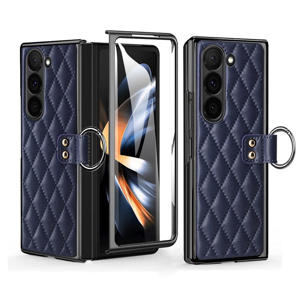 Luksusowe galwanizowane etui Fold7 do Samsung Galaxy Z Fold 7 6 5 4 Damskie etui ochronne z osłoną ekranu