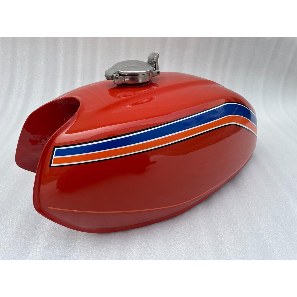 Honda CB400 CB400A 1978 Red Painted Aluminium Alloy Petrol Fuel Gas Tank + Cap