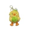 Popular Baseball Duck Plush Keychain - Cute Yellow Duck Small Doll Pendant