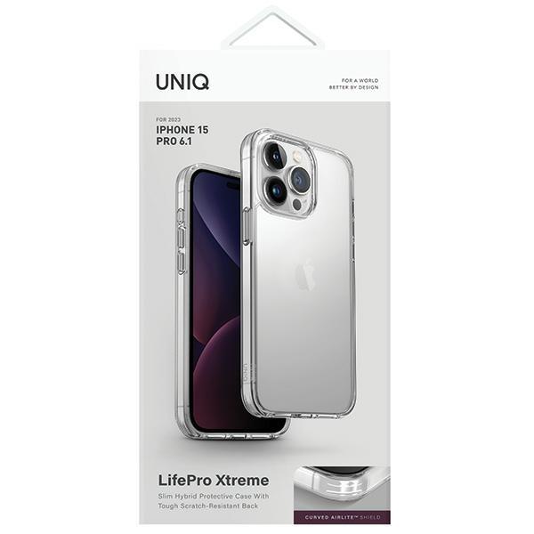 Uniq Case Lifepro Xtreme Iphone 15 Pro6.1 Transparent/Crystal Clear