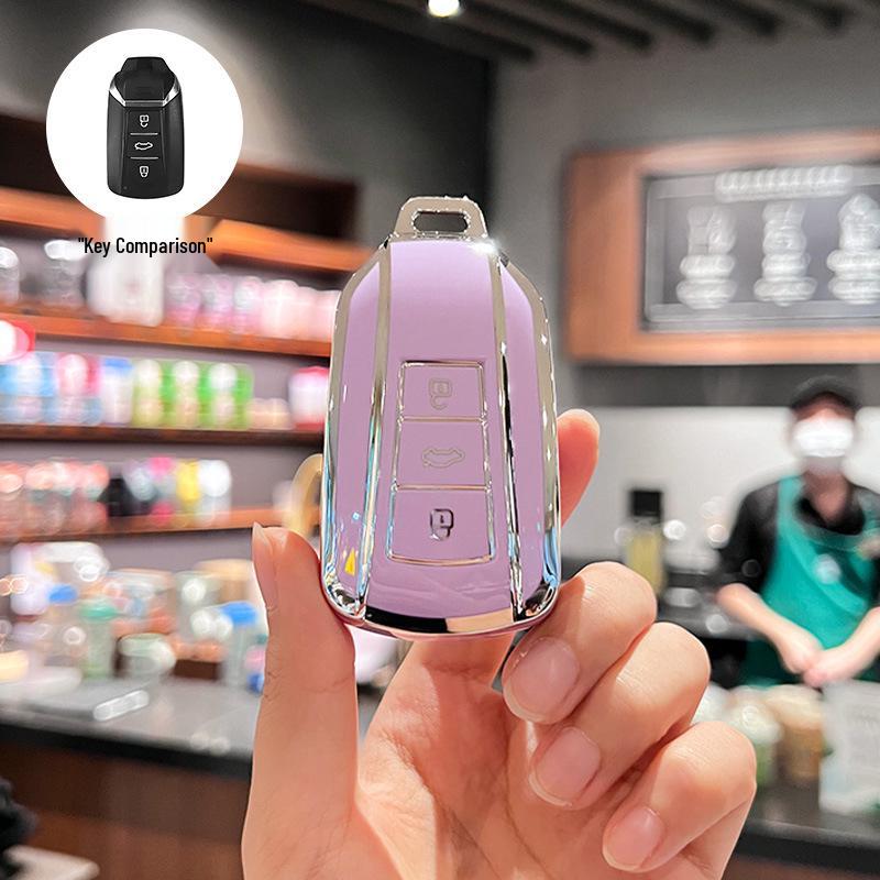 Yixuan MAX Key Case for Dongfeng Fengshen AX7, Yixuan GS, EV Mach Edition Pro - Car Remote Shell for Women