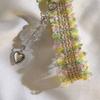 Delicate Handmade Acrylic Bead Keychain Fashion Forward Acrylic Bead Keyring Elegant Handmade Phone Straps Chain Charm