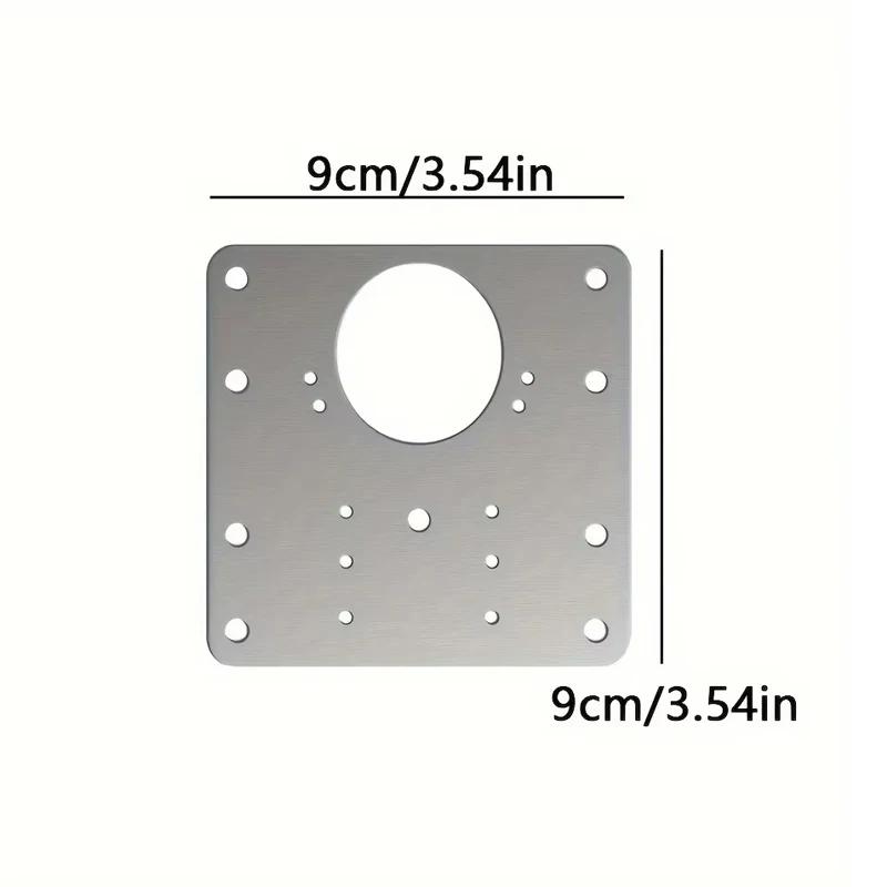 Rust Steel Cabinet Door Hinge Repair Plate for Cabinet Reinforcement Mounting for Both Side Damage Fixed