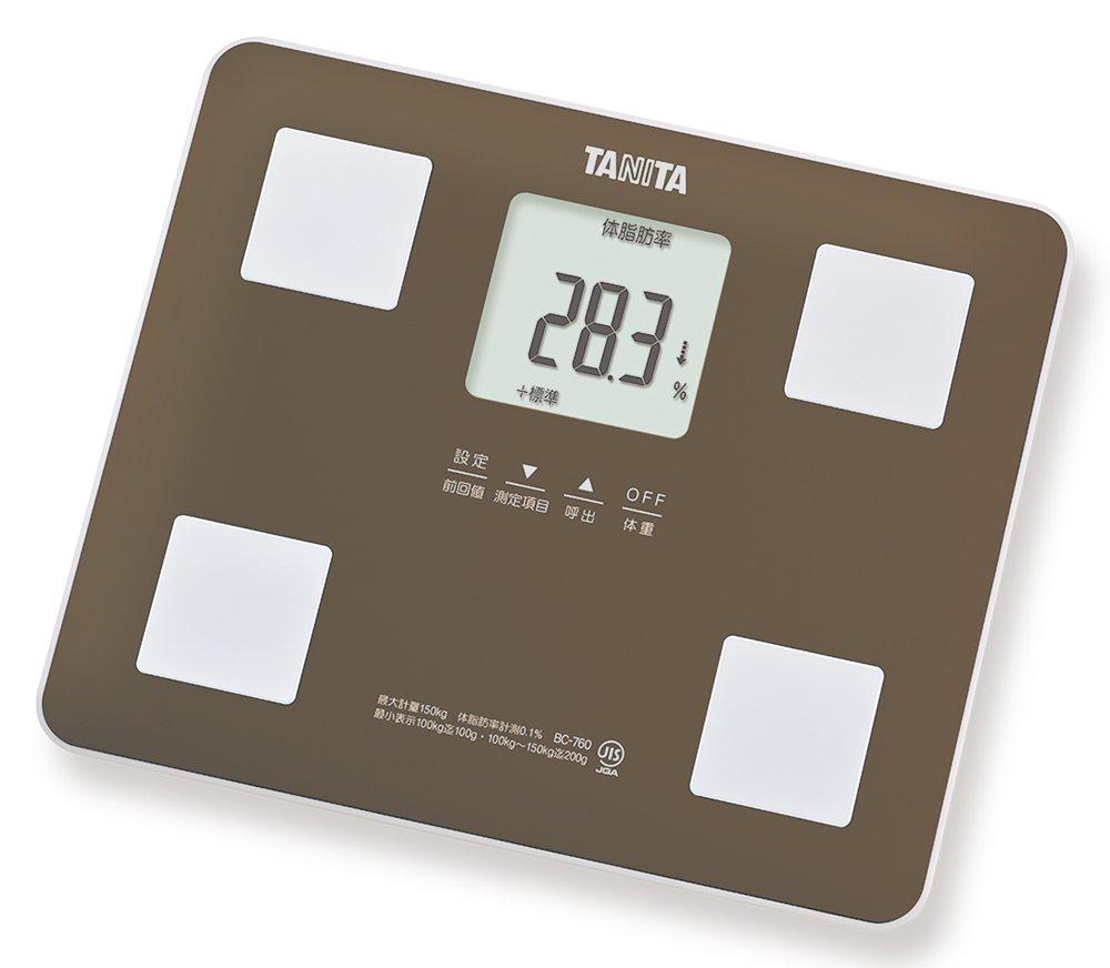 Tanita Body Composition Meter Easy Measurement with Pita Support with My Support Function BC-760-BR (Brown) function/Measurement