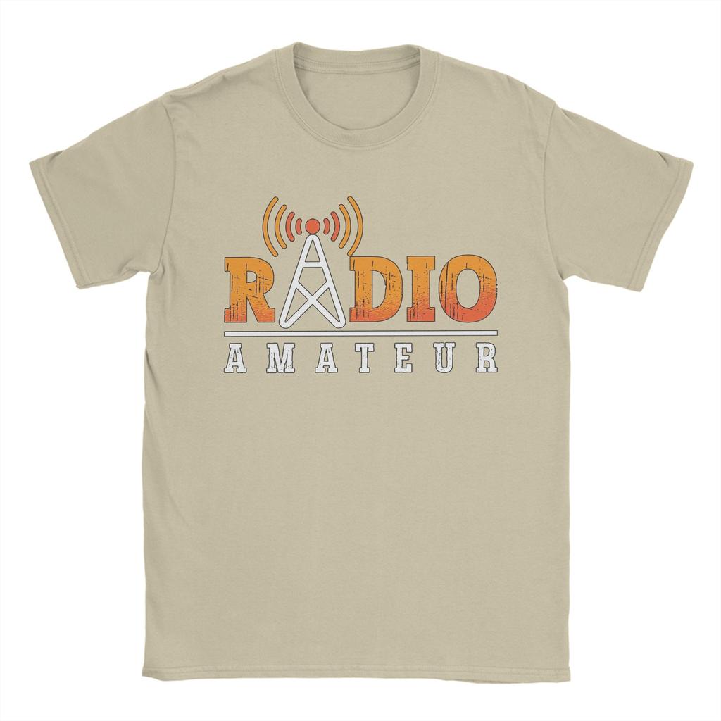 Ham Radio Amateur TShirt Summer Novelty T Shirts Unisex Cotton Round Neck Plus Size XL Clothes Short Sleeves YK Funny Tshirt