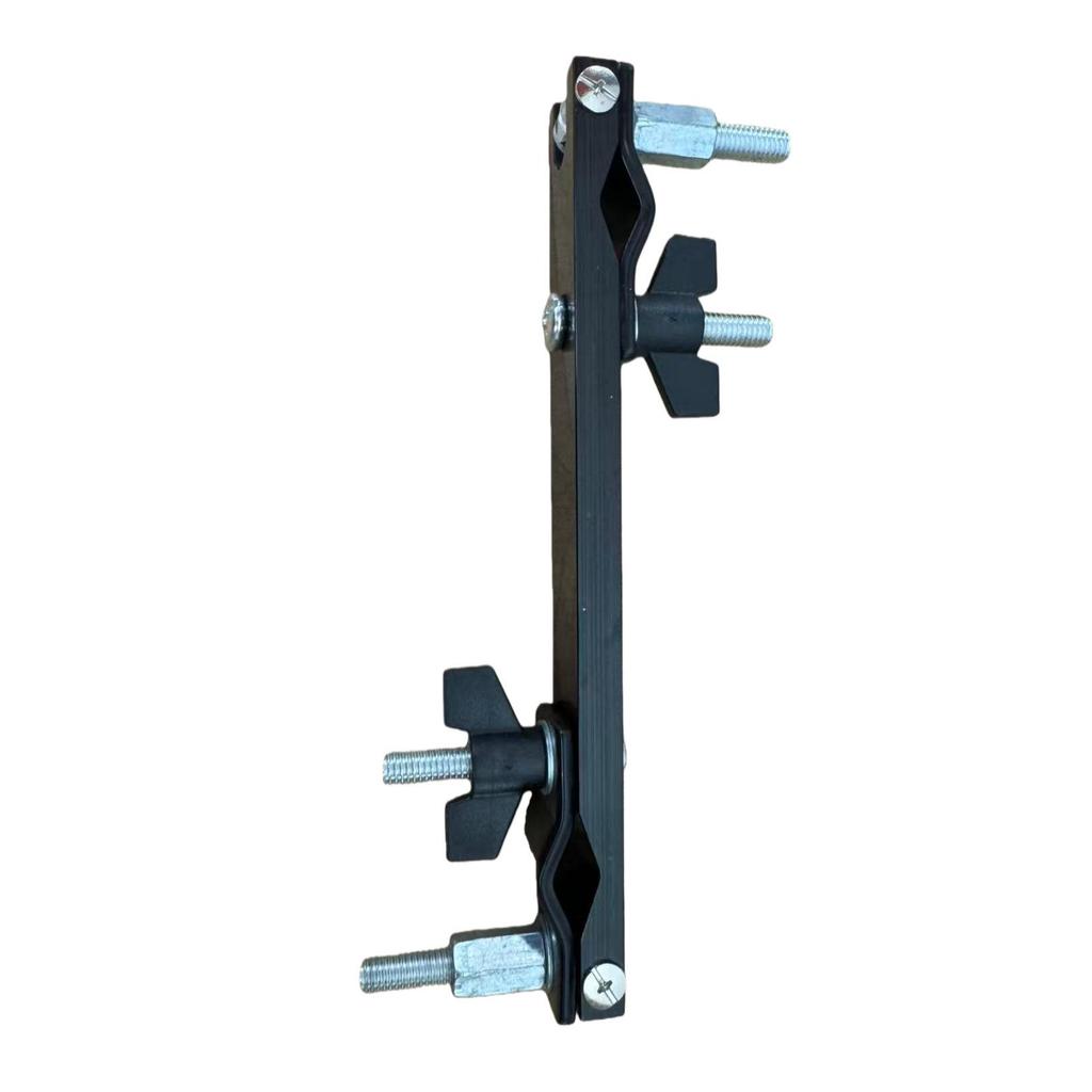 Universal Black Metal Drum Rack with Multi-Directional Expansion Clamp