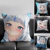 GGawr GuraA Anime Cushion Cover Pillowcase Ultra Soft Skin Friendly Fabric Cloud Like Comfort  Concealed Zipper