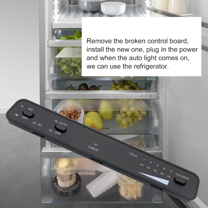 Kylskåp Kontrollpanel Reservdel Plasttextur för DM2662 DM2862 NDM1062 Säkerställer Energieffektivitet