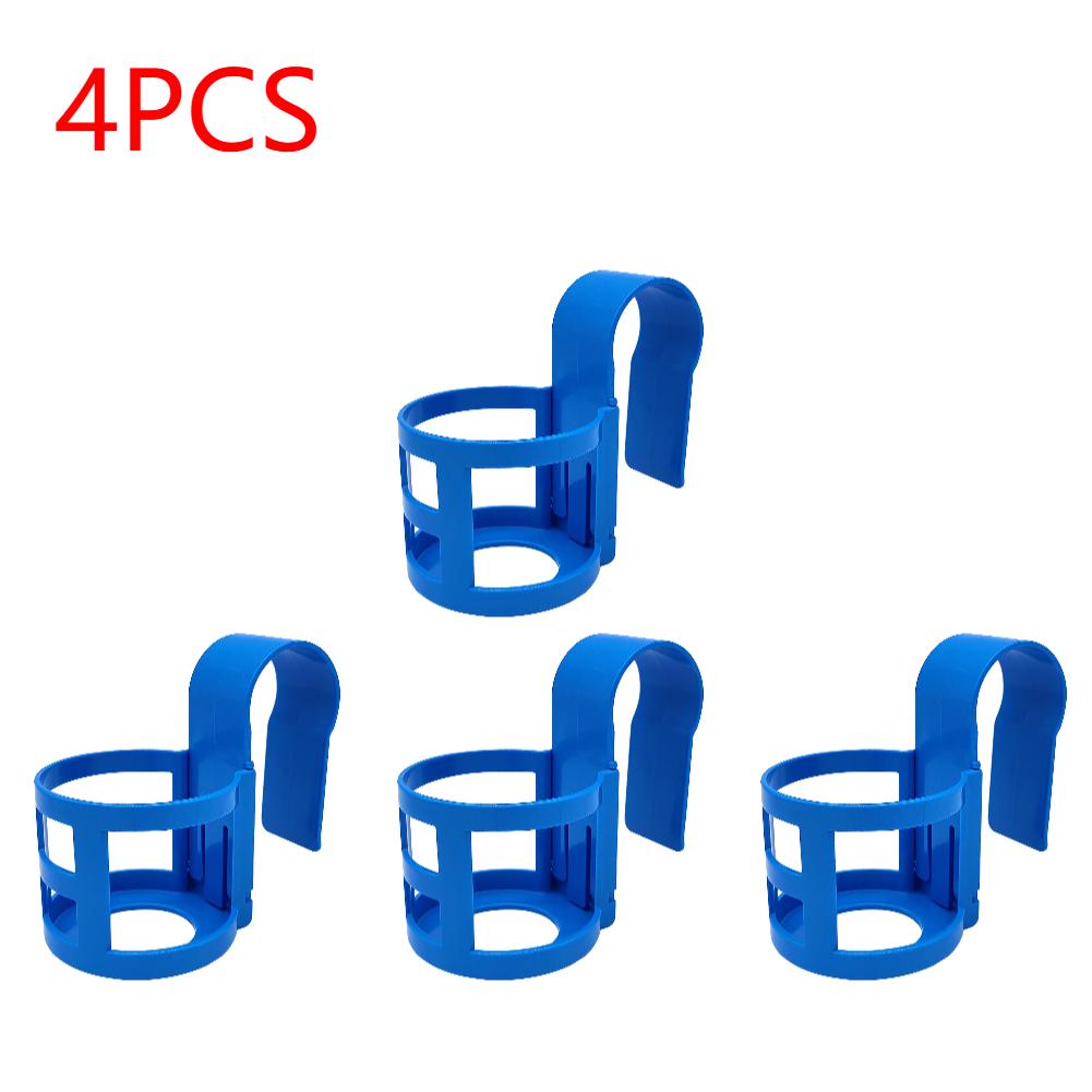 1-5Pcs Swimming Pool Side Water Cup Hanging Holder Reusable Storage Shelf Beverage Drinks Beer Rack Cup Holder for Swimming Pool