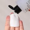 100/400pcs soft and breathable round cotton pad with double-sided texture is used for daily facial cleaning and makeup removal