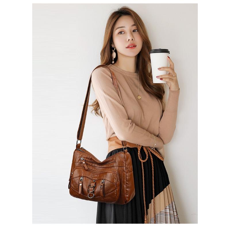 Multi Layer Large Capacity Crossbody Bag