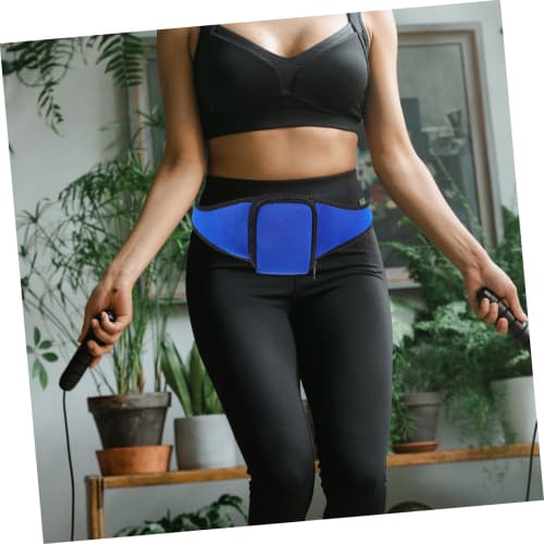 Mikinona Gym Belt, Portable Microphone, Running Waist Pack, Microphone Holder for Mic Stand, Tote Insert, Organizer, Sports Pouch for Mic, Mic Carry