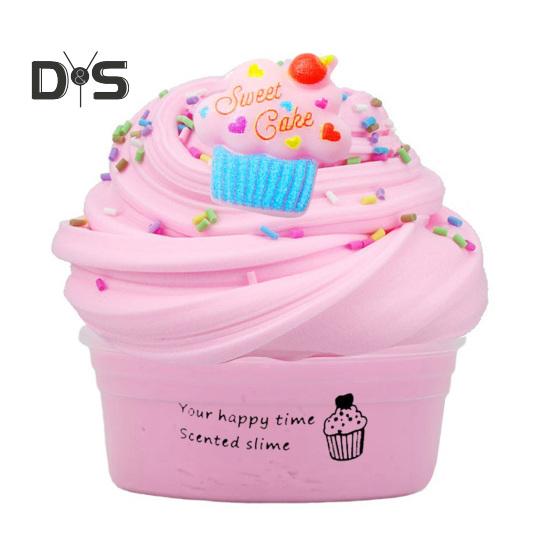 

Набор слаймов для детей, игрушка для снятия стресса, 50 мл. Мягкие пушистые слаймы для веселой игры, слаймы для снятия стресса, начинка для пасхальных корзинок для яиц розовый