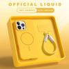 Liquid Silicone Lanyard Phone Case For For Iphone 17 17E 16 1 14 13 Pro Max For  Magnetic Strap Protector Back Cover