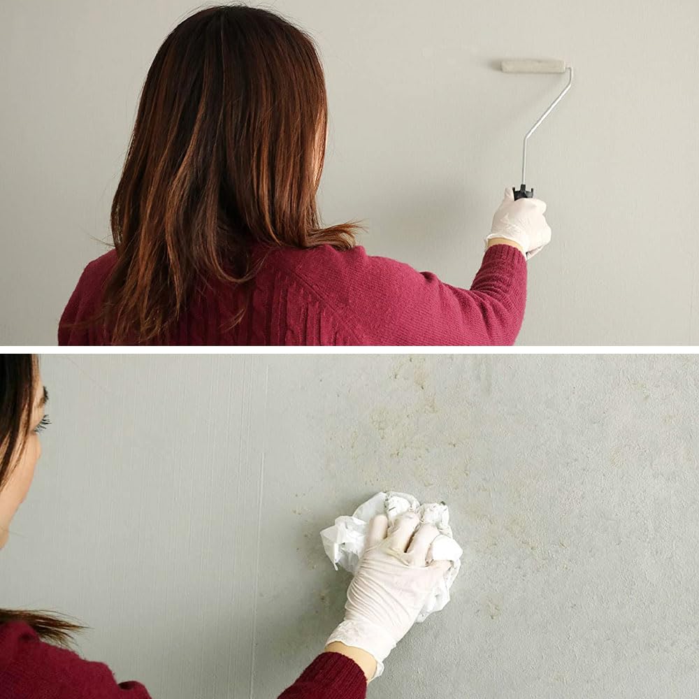 You Can Create a Natural Concrete Look Just by Painting Concrete Effect Paint [Cement Set] (Smooth Set) 1kg+50g+50g Takara Paints