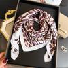 Leopard Print Polyester Scarf Women Fashion Sunscreen Neck Scarf