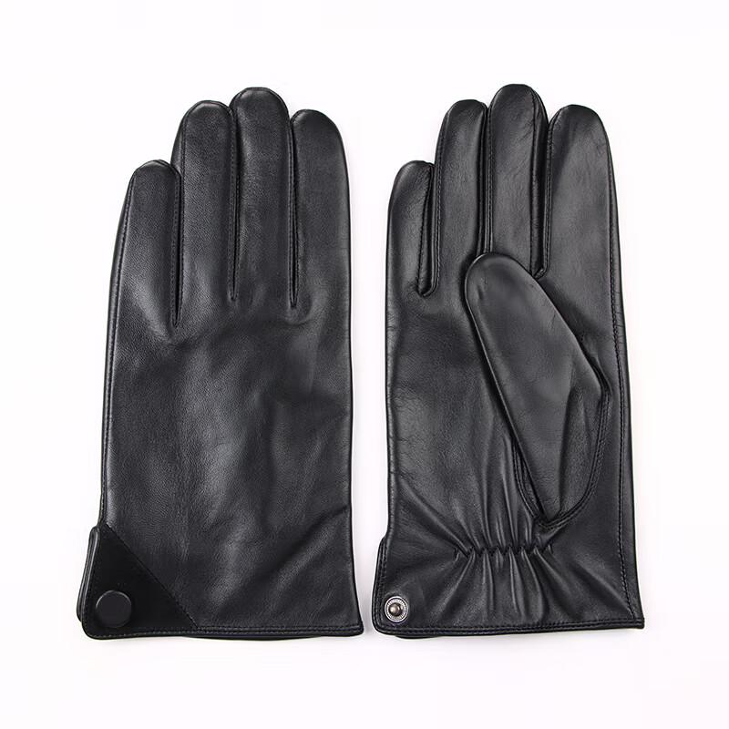 Hengyuanxiang Men's Premium Sheepskin Cycling Gloves