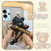 Soft Case Bear Bracelet Phone Case For ZTE Blade V40 Pro Anti-knock Silicone Dirt-resistant Back Cover Simplicity Cute